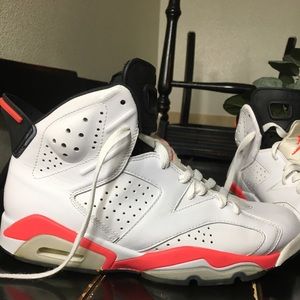Jordan infrared 6 (white) size 8